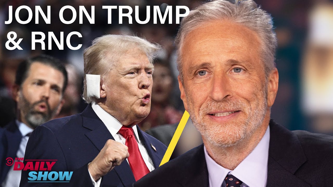 Jon Stewart Tackles the RNC and Trump Assassination Attempt | The D...